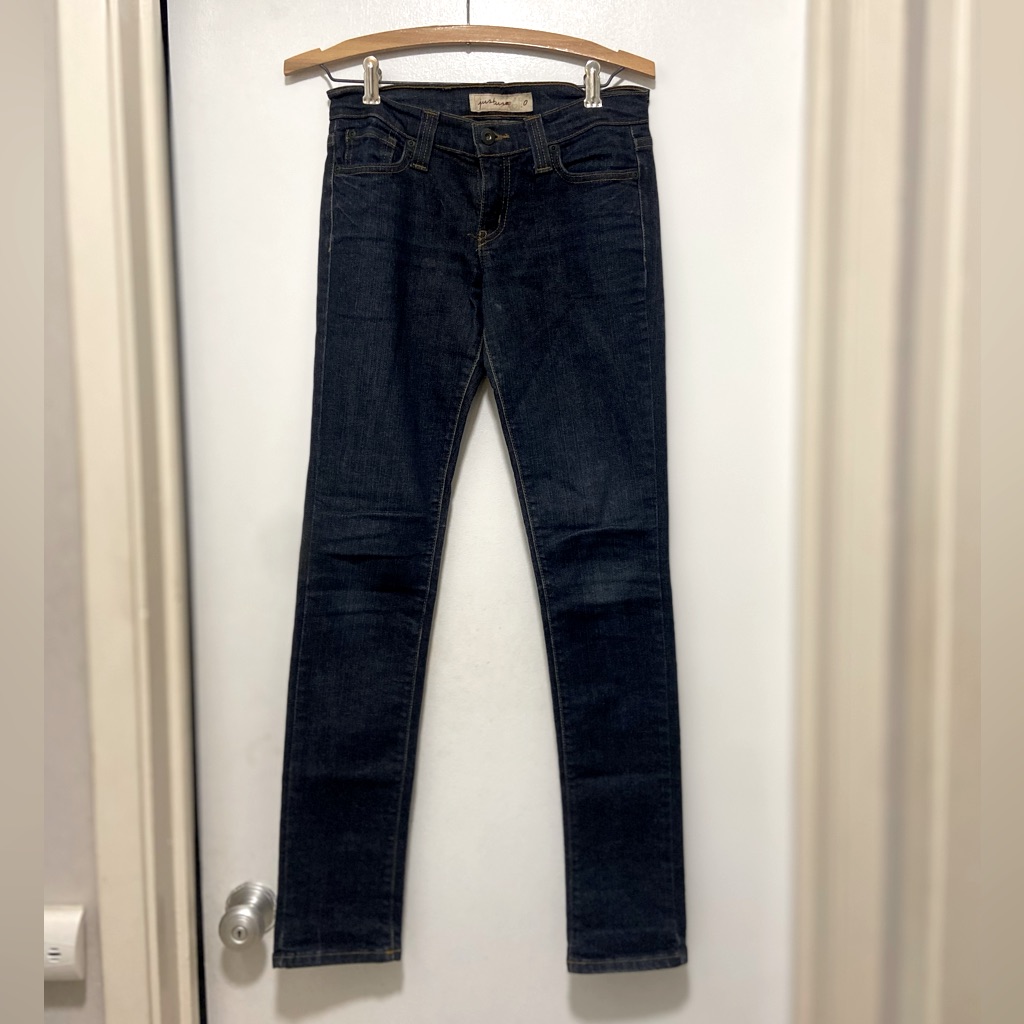 Just Usa Dark Denim Straight Leg Jeans